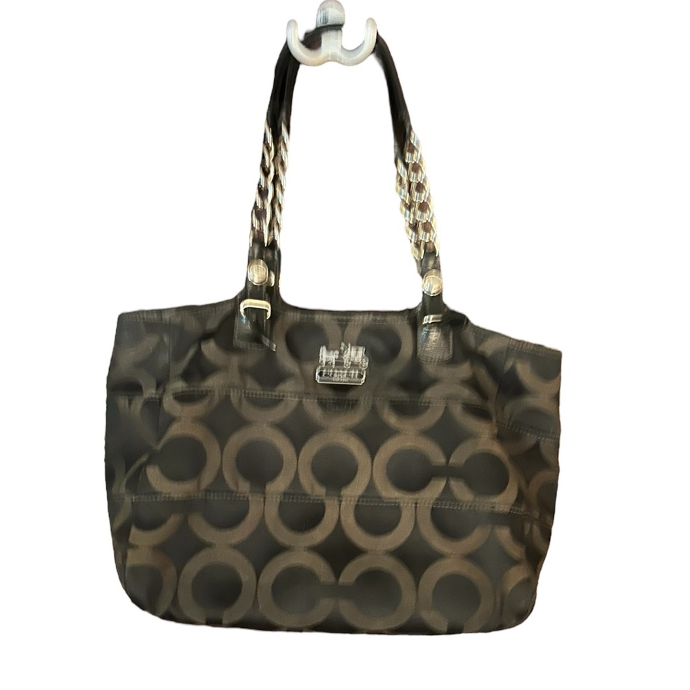 Coach optic signature handbag